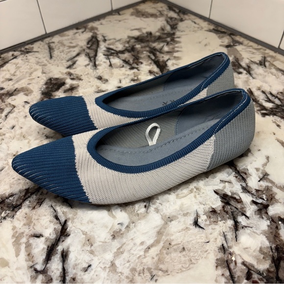 Serra Recycled Flats Pointed Toe SZ 8 - Picture 2 of 5
